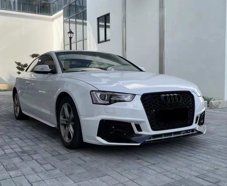 AUDI A5 2012-2015 IÇIN UYUMLU RS5 2017+ FACELIFT ON TAMPON &amp; PANJUR SET